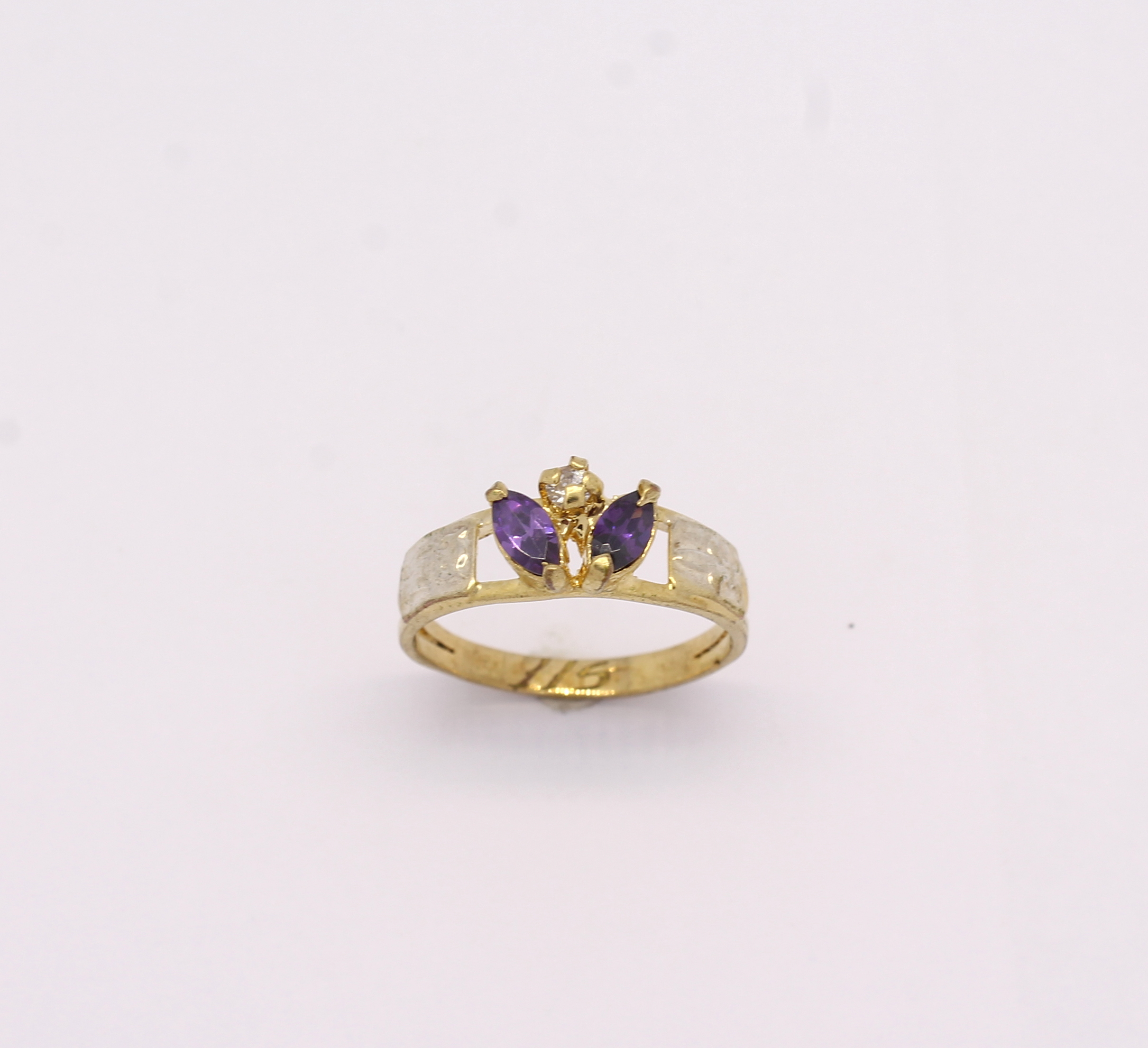 Anel de Formatura Pedras Sintéticas Ouro Amarelo 18k 750 (3)