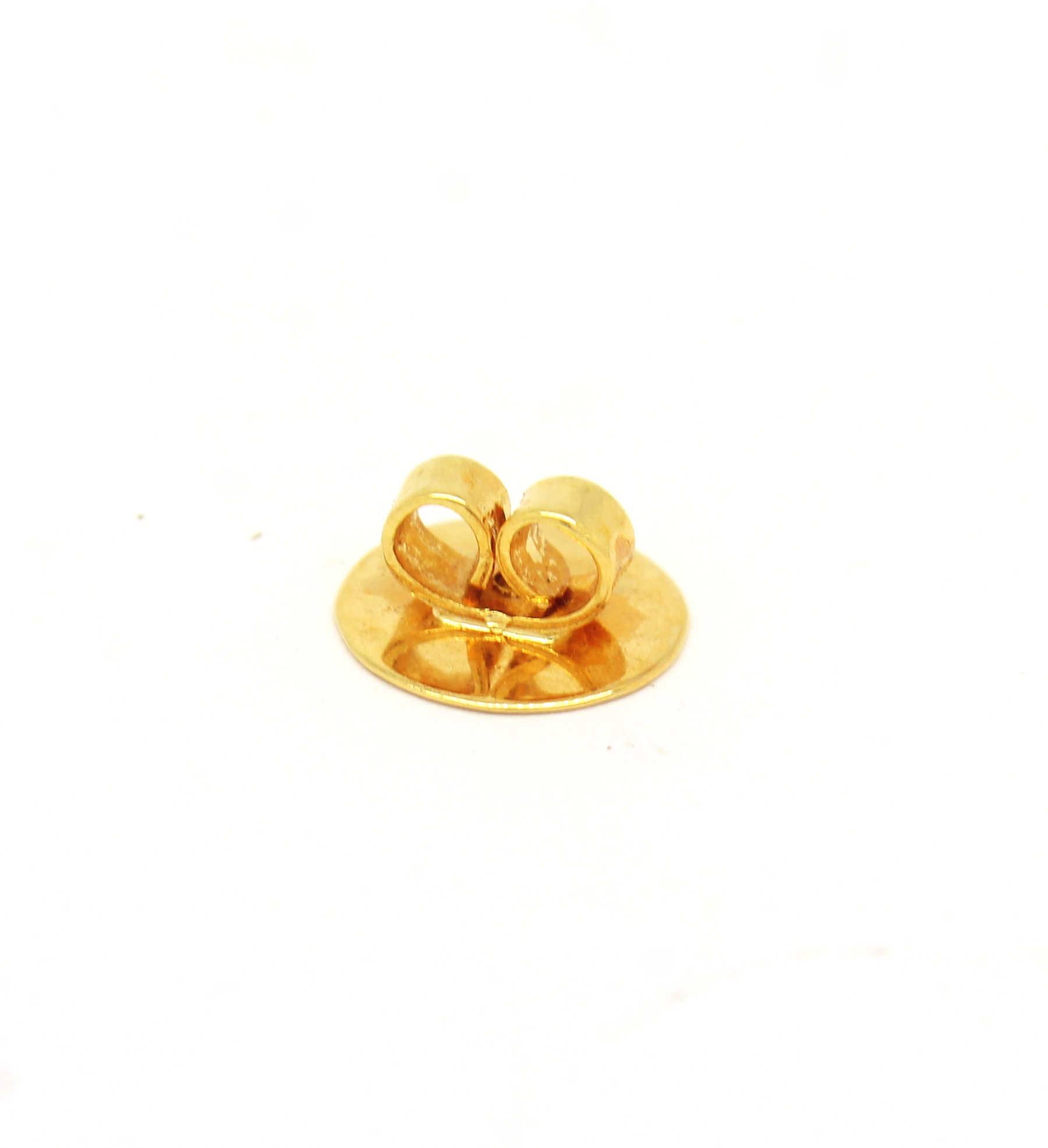 Tarraxa com Sutiã de Orelha Ouro Amarelo 18k 750 (2)