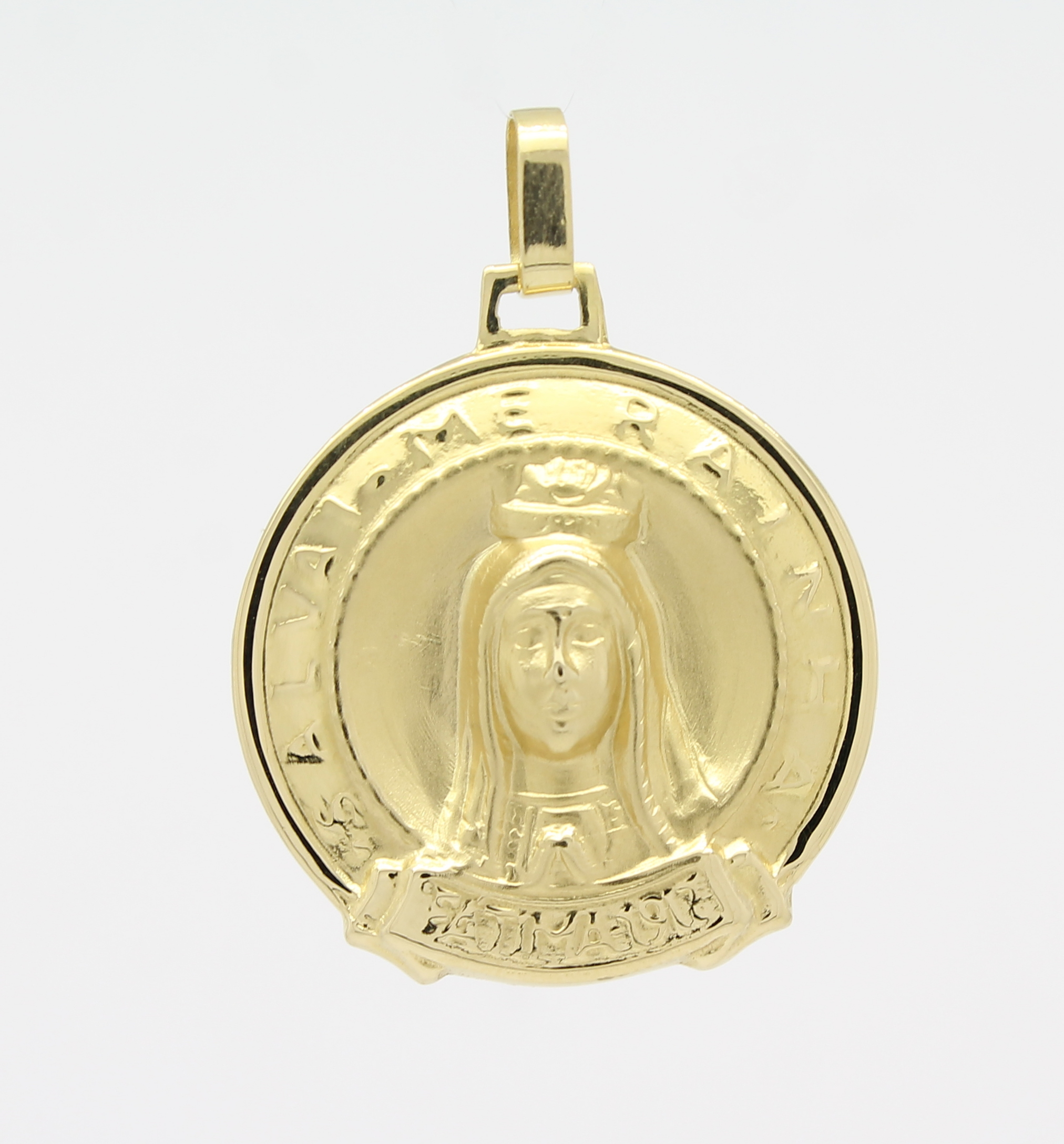Medalha N. Sra. de Fátima Ouro 18k 750 (3)