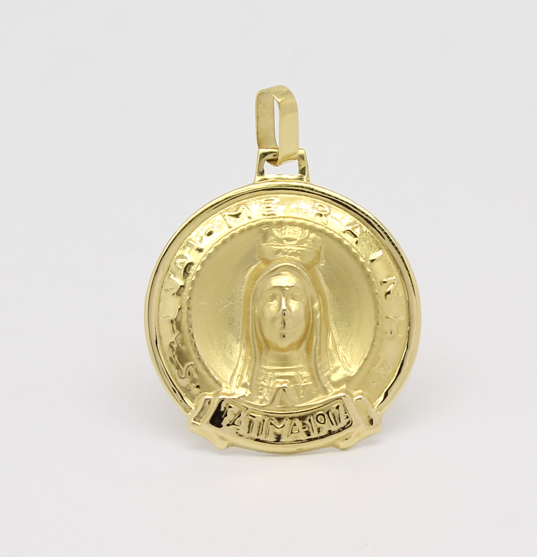 Medalha N. Sra. de Fátima Ouro 18k 750 (5)