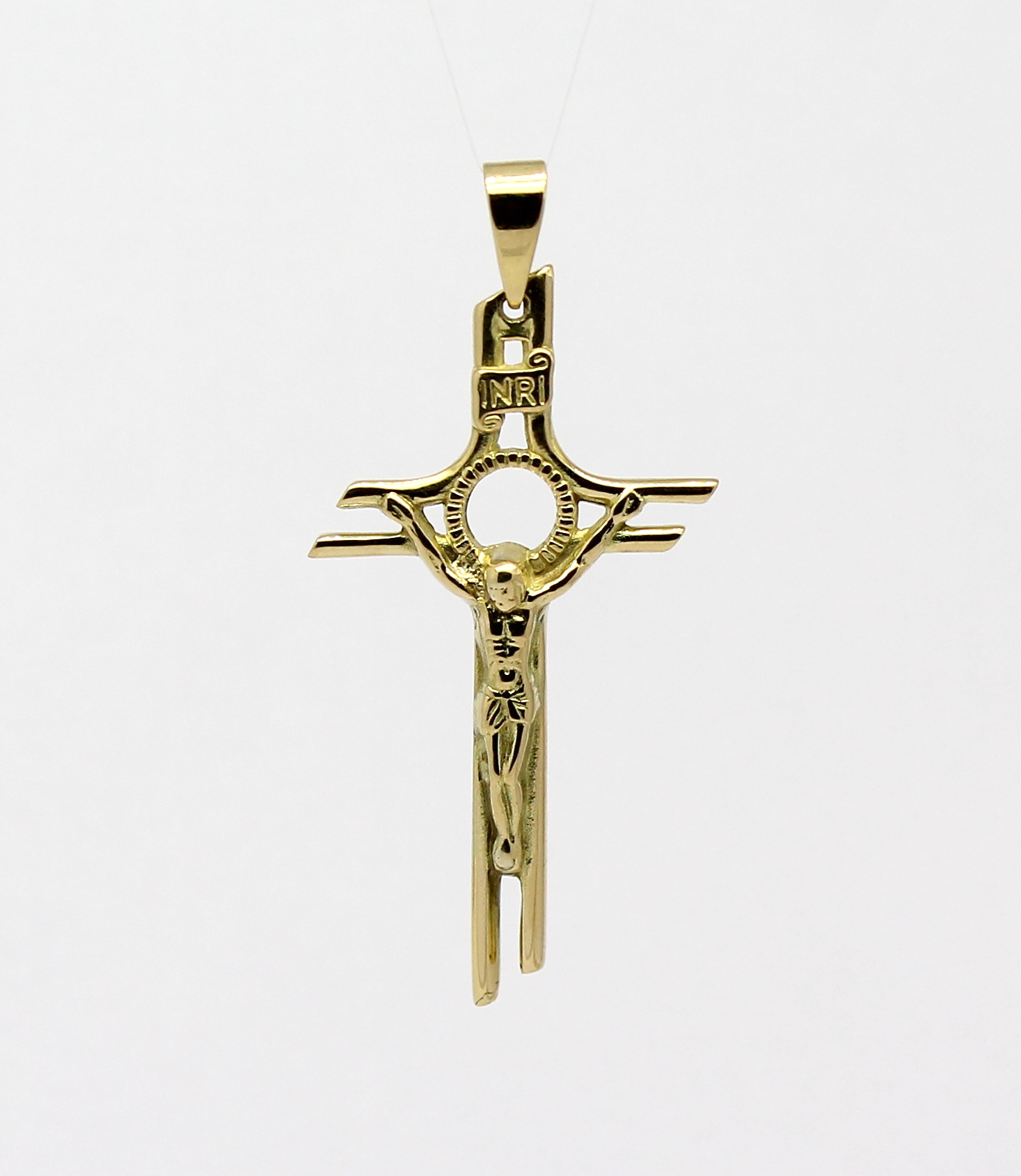 Crucifixo Masculino Ouro 18k 750 (2)