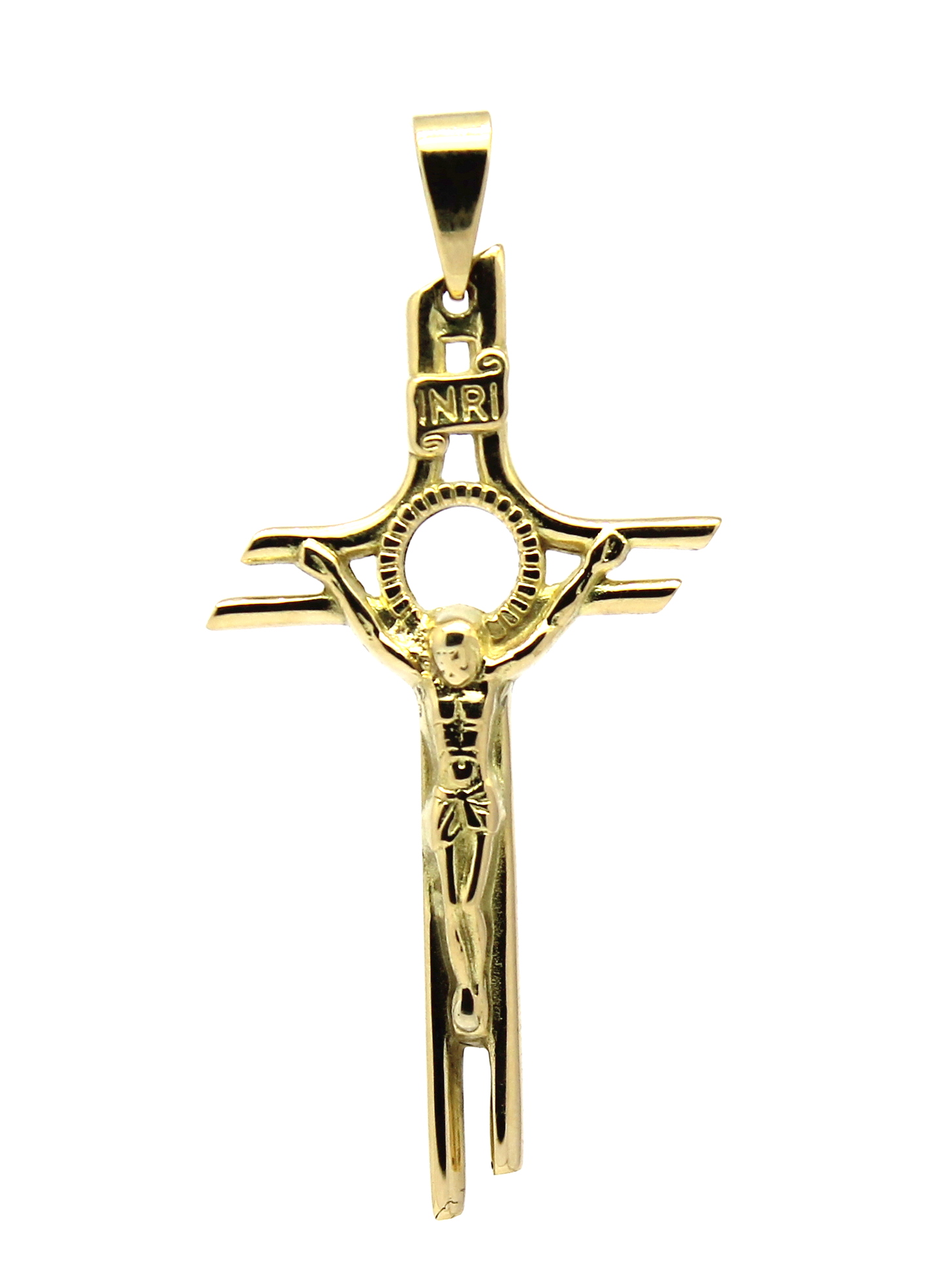 Crucifixo Masculino Ouro 18k 750 (3)