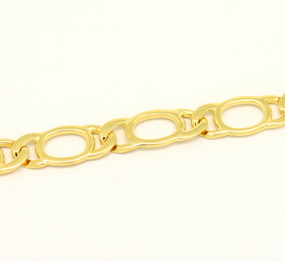 Pulseira Masculina Elos Groumet Ouro 18k 750 (2)