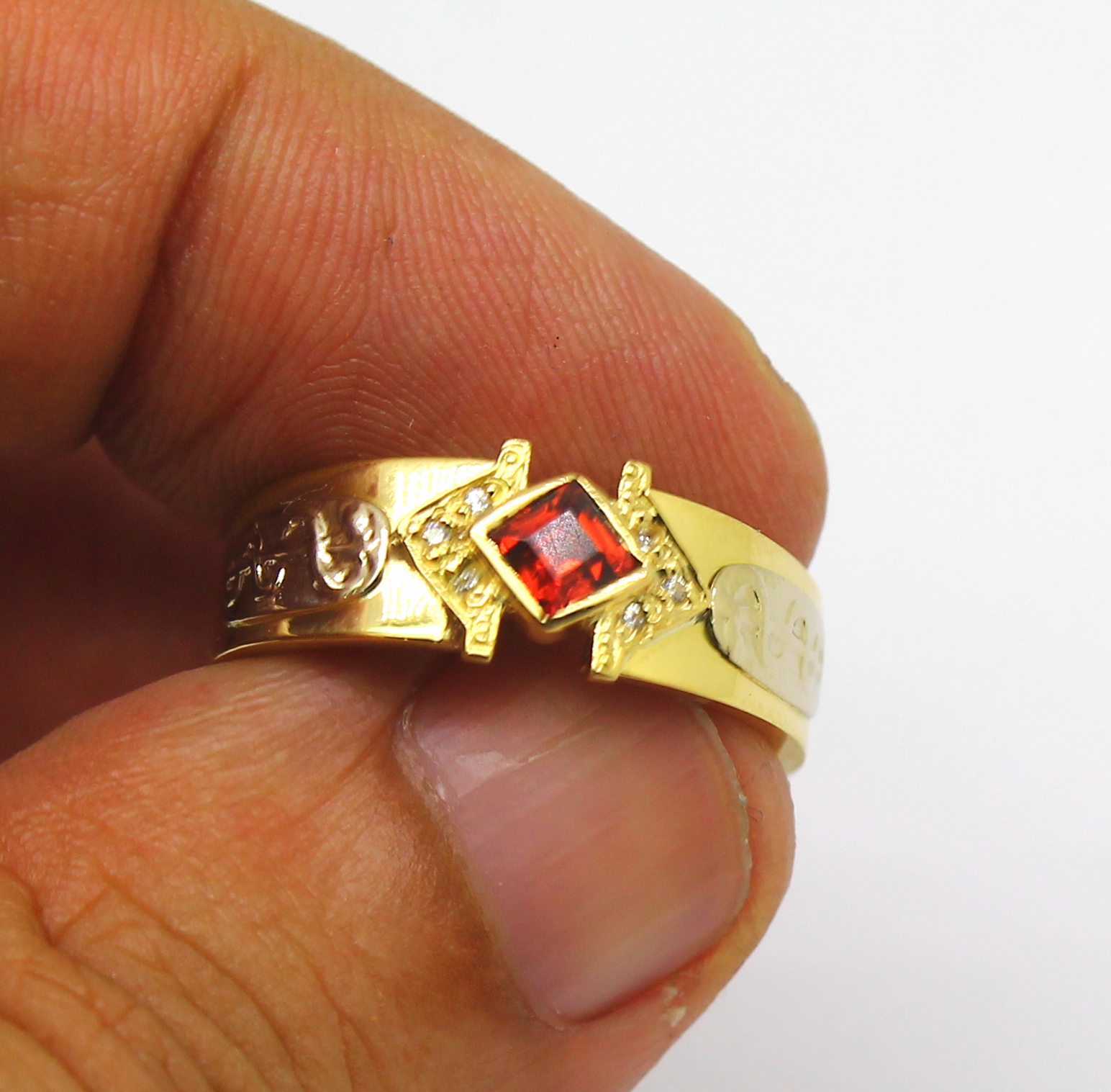 Anel de Formatura Odontologia Ouro 18k (12)