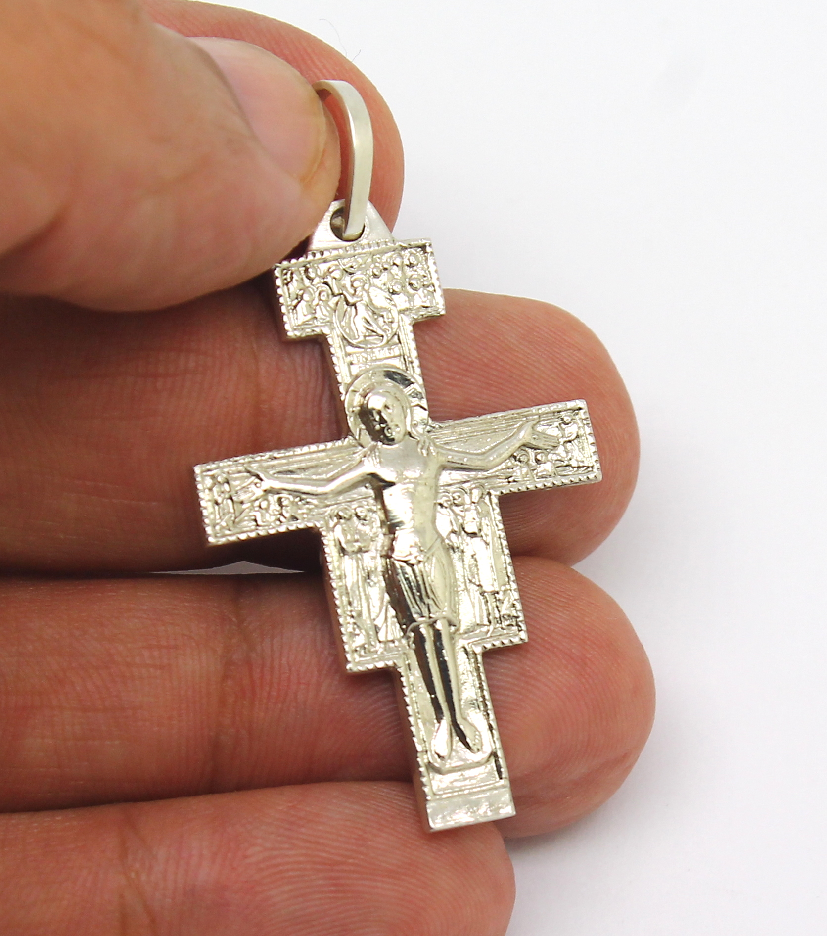 Crucifixo Bizantino de São Damião Prata 950 (8)