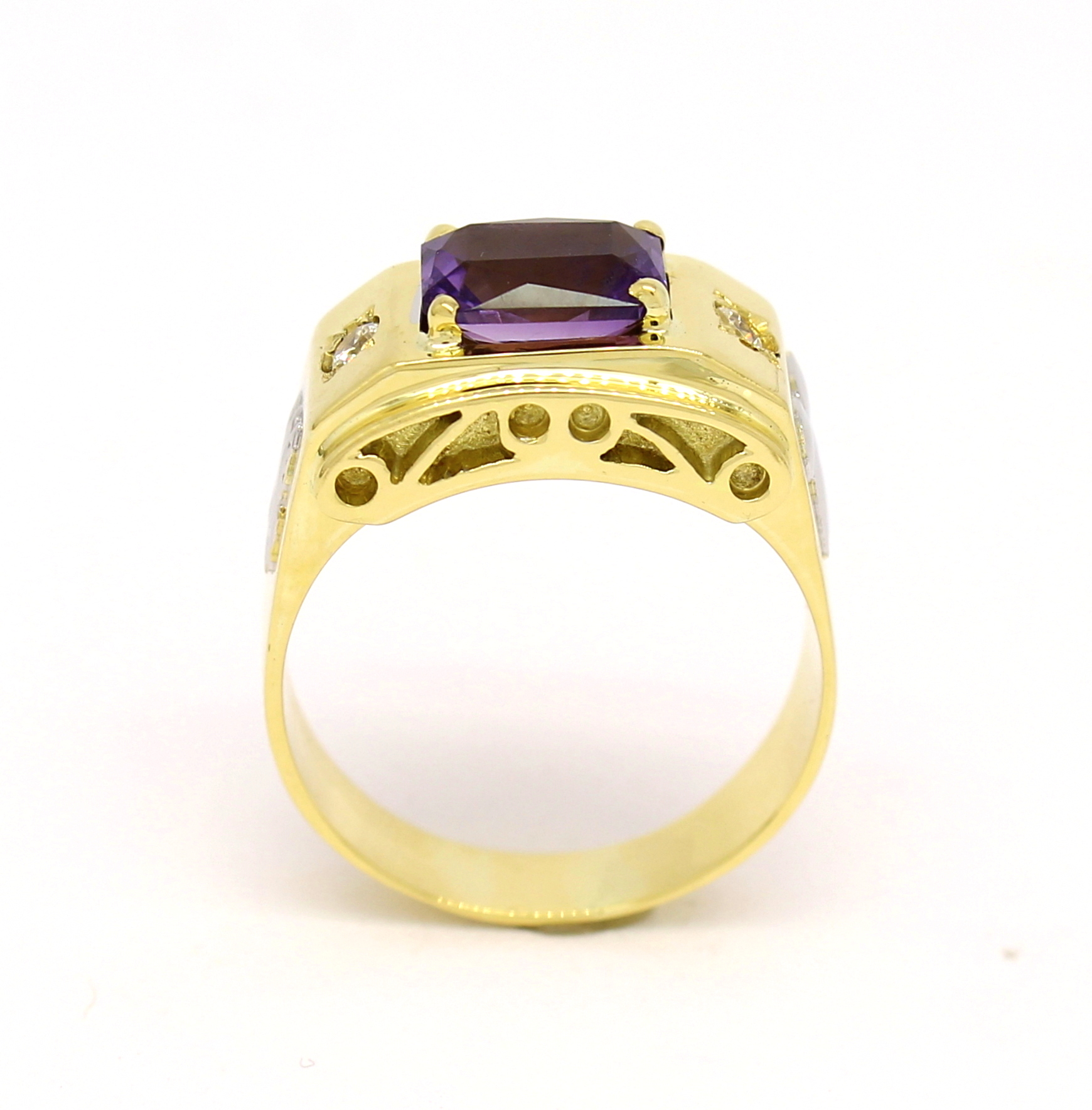 Anel de Formatura Masculino Ouro 18k 750 (1)