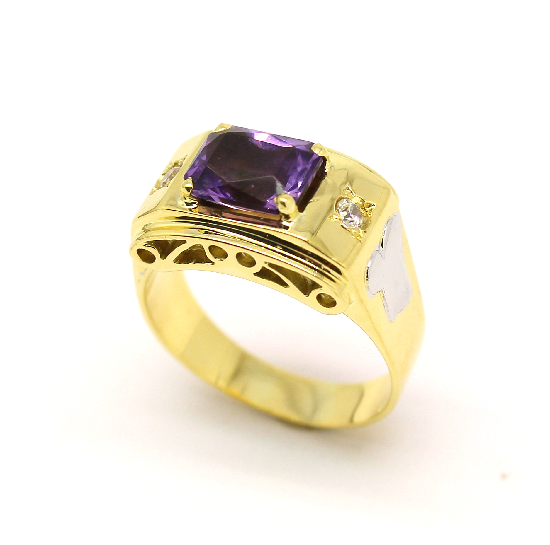 Anel de Formatura Masculino Ouro 18k 750 (8)