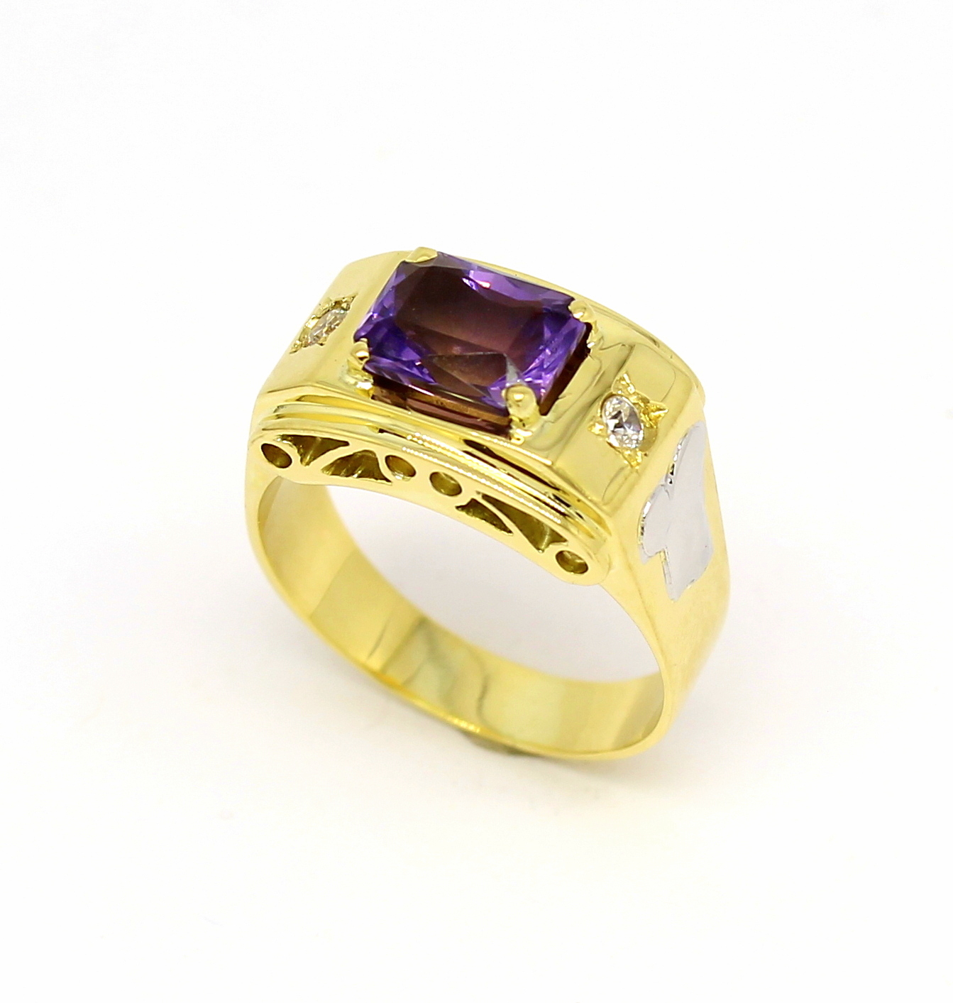 Anel de Formatura Masculino Ouro 18k 750 (9)