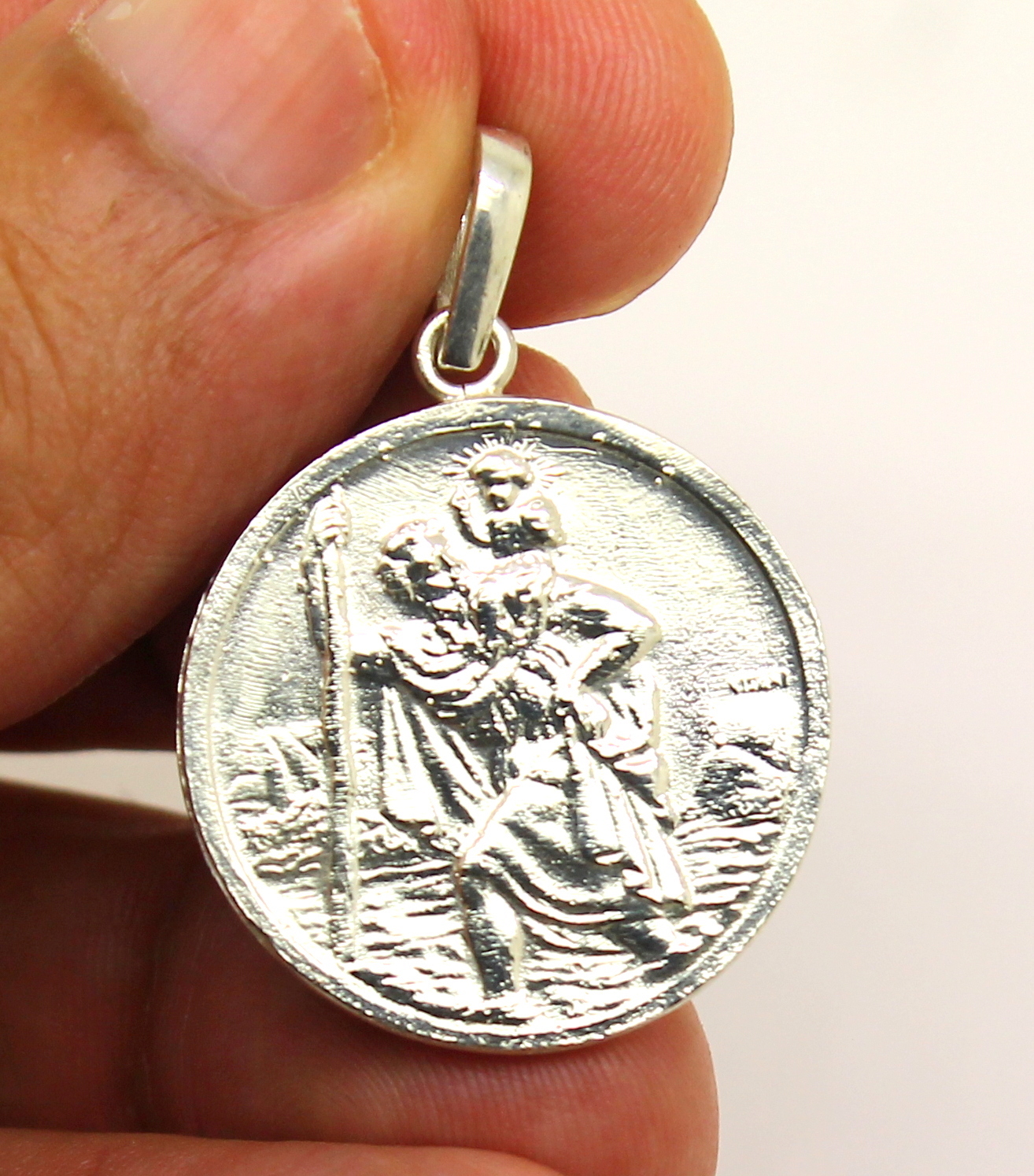 Medalha de São Cristóvão Prata 950 (2)
