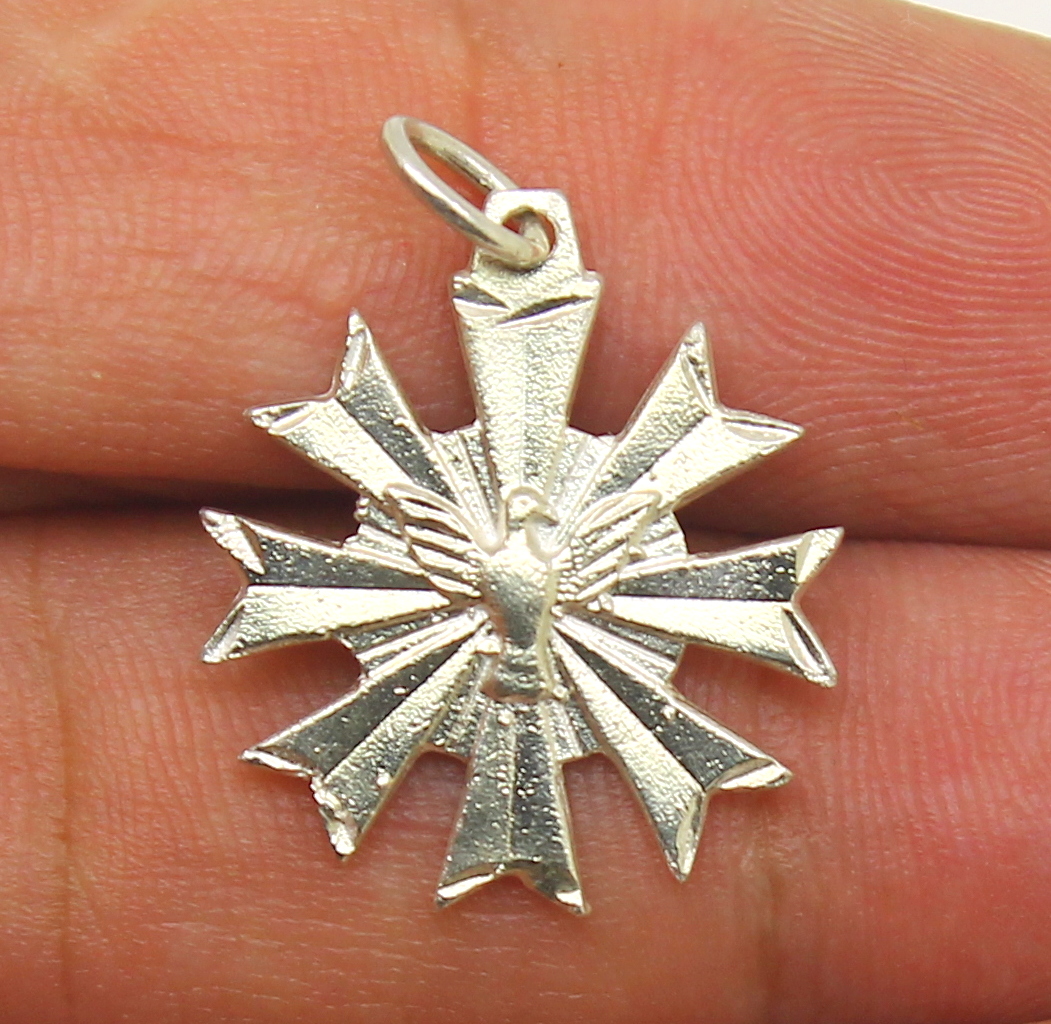 Pingente Divino Espírito Santo Resplendor Prata 950 (2)