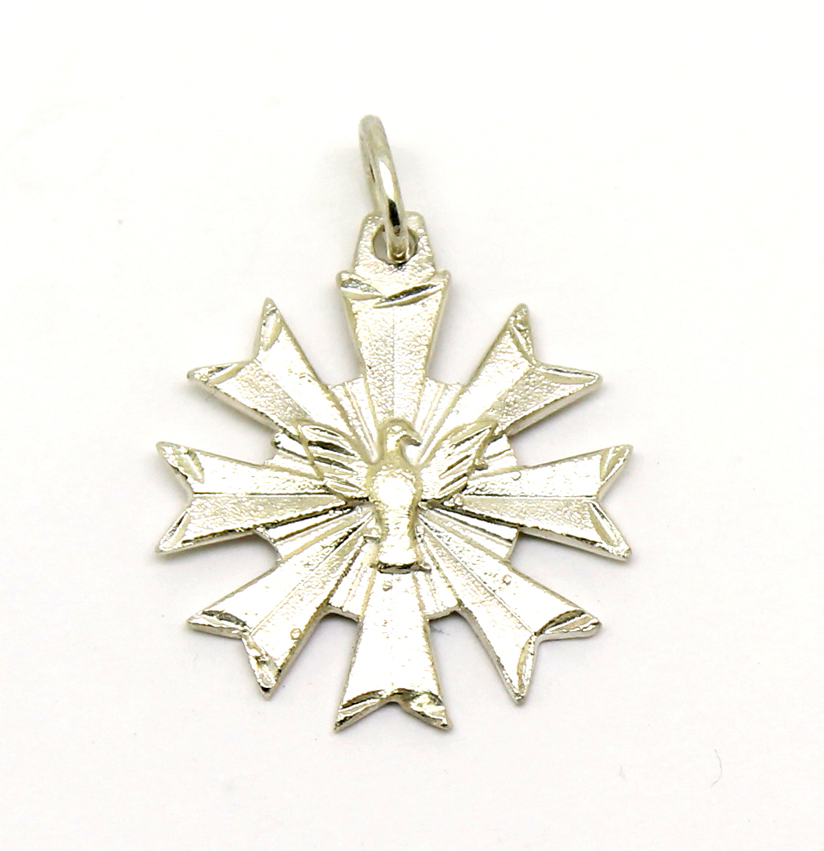 Pingente Divino Espírito Santo Resplendor Prata 950 (7)