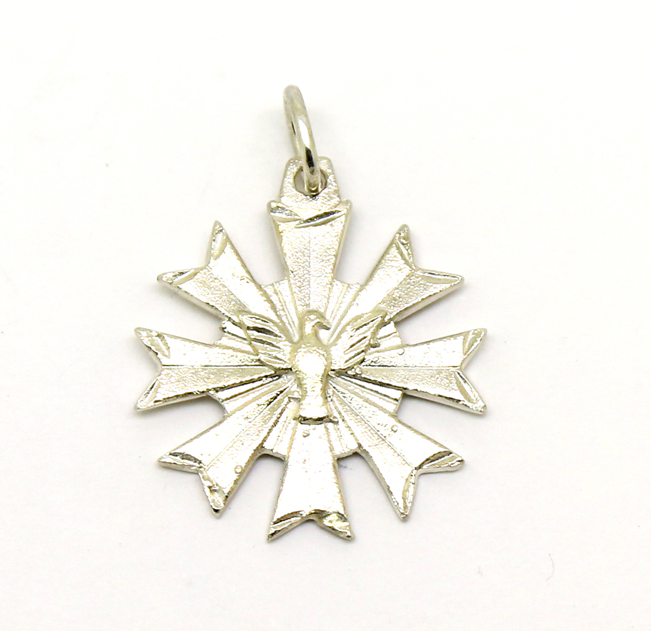 Pingente Divino Espírito Santo Resplendor Prata 950 (8)