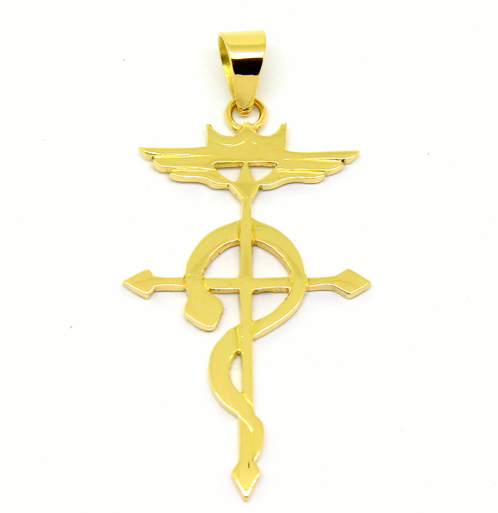 Cruz de Flamel Ouro 18k (2)