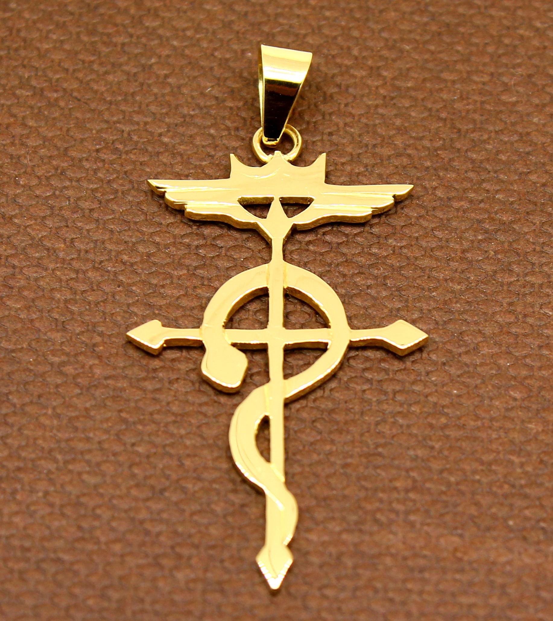 Cruz de Flamel Ouro 18k (5)