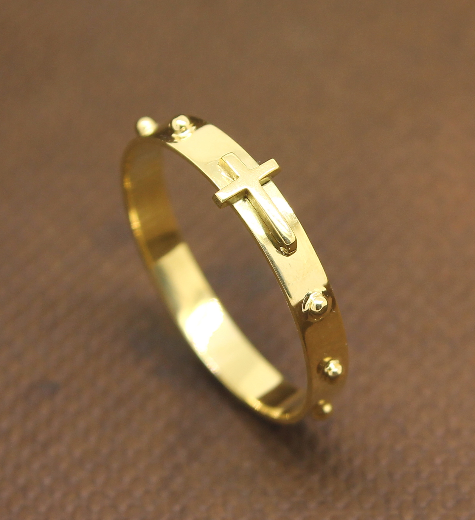 Anel Terço Ouro 18k (10)