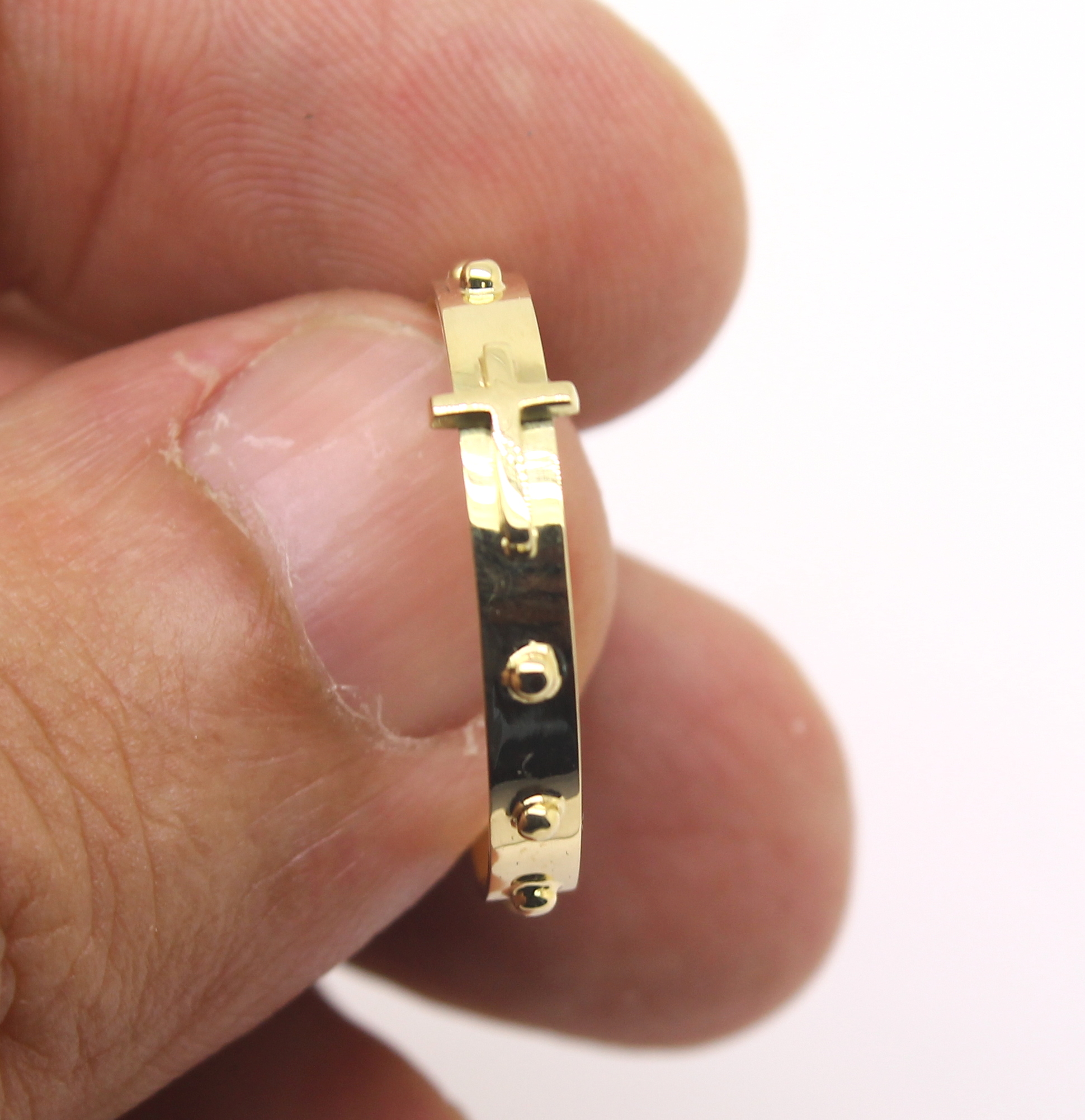 Anel Terço Ouro 18k (3)