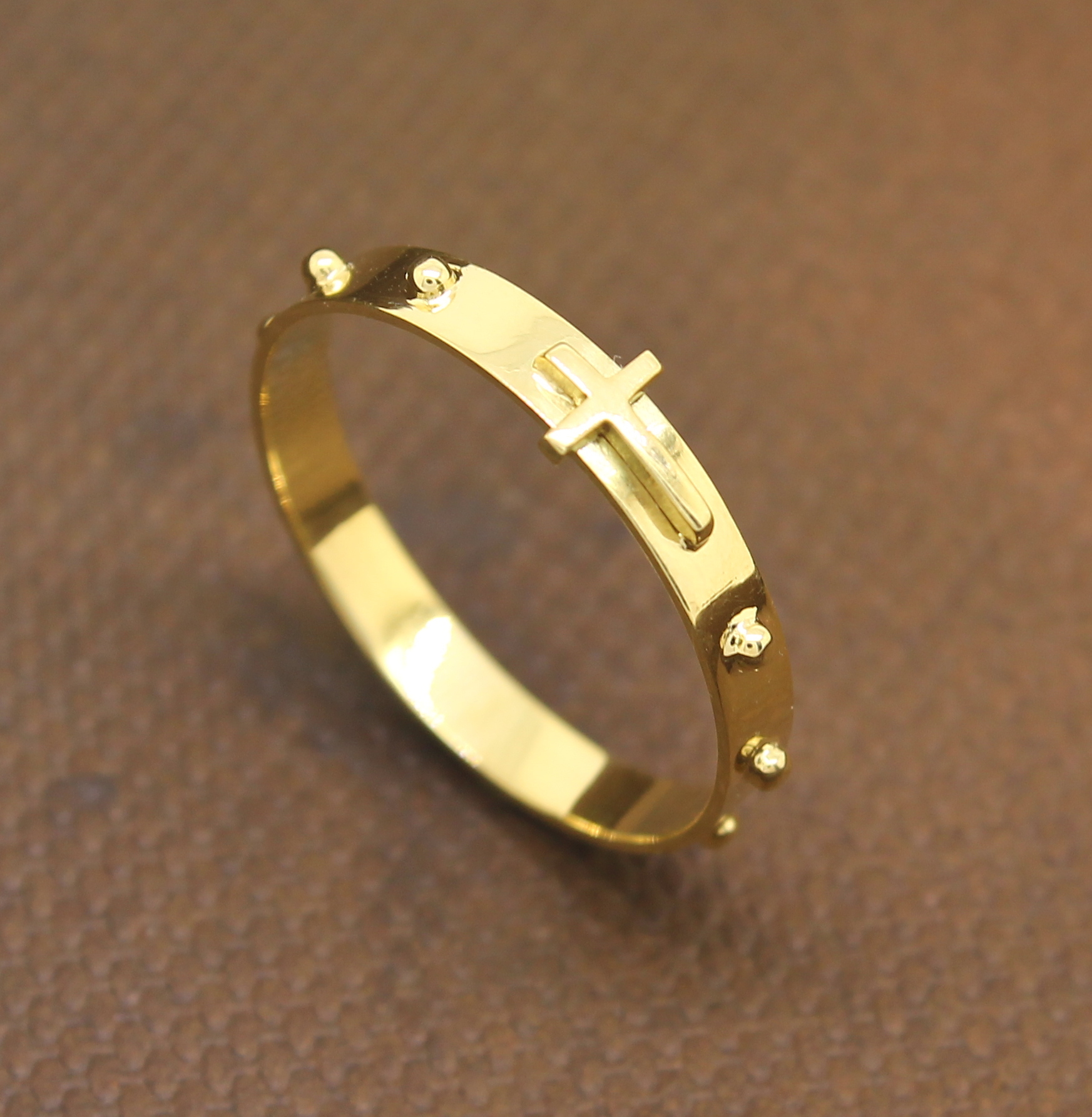 Anel Terço Ouro 18k (8)